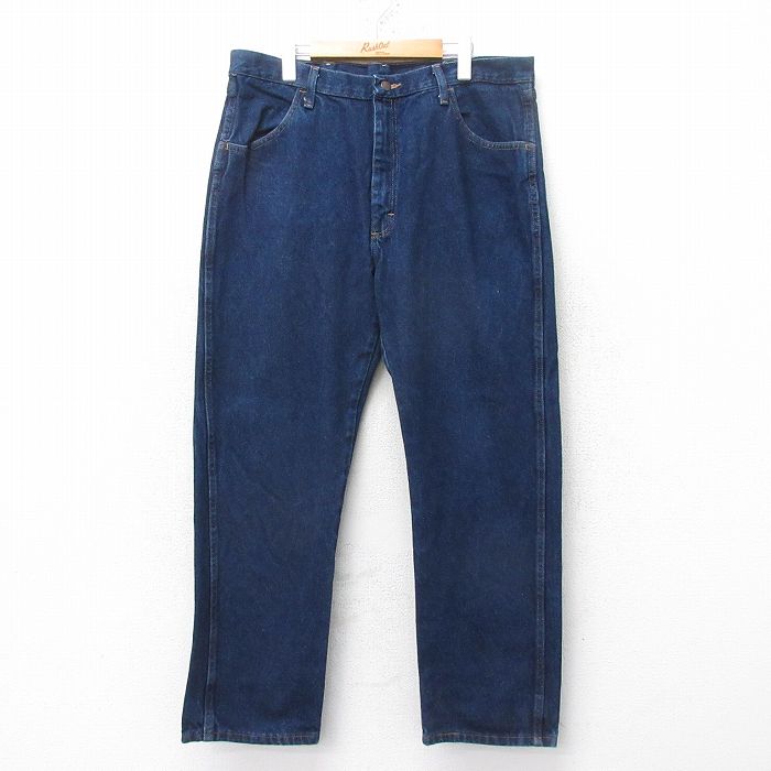 ラスラー W36 ジーンズ ネイビー | 古着