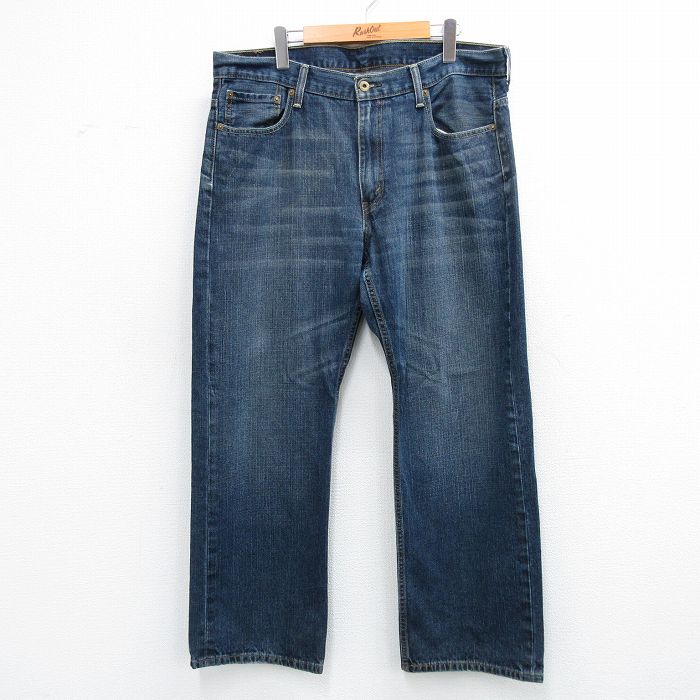 W37★古着 リーバイス Levis 569 ジーンズ メンズ ヒゲ コットン 紺 デニム【spe】 26jan21