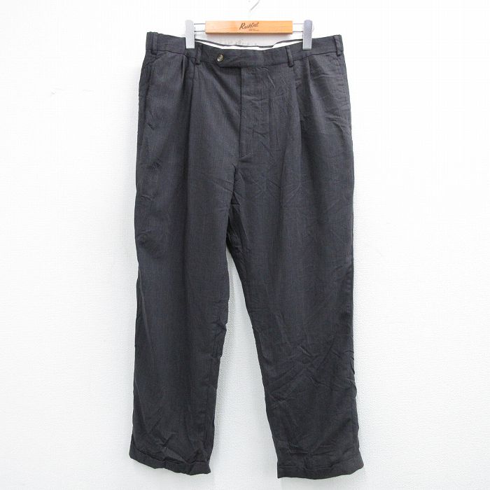 トミーヒルフィガー スラックス グレー W38 | 古着