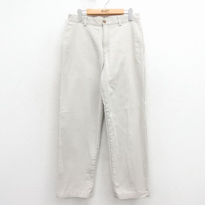 エルエルビーン 00s パンツ 内側フランネル ベージュ W31 | 古着
