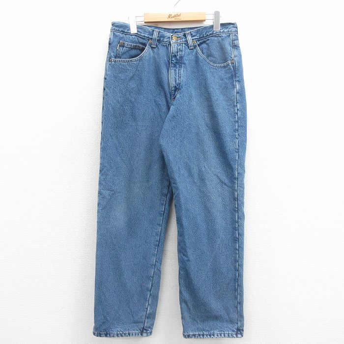 エルエルビーン 00s ジーンズ 内側フランネル ネイビー W31 | 古着