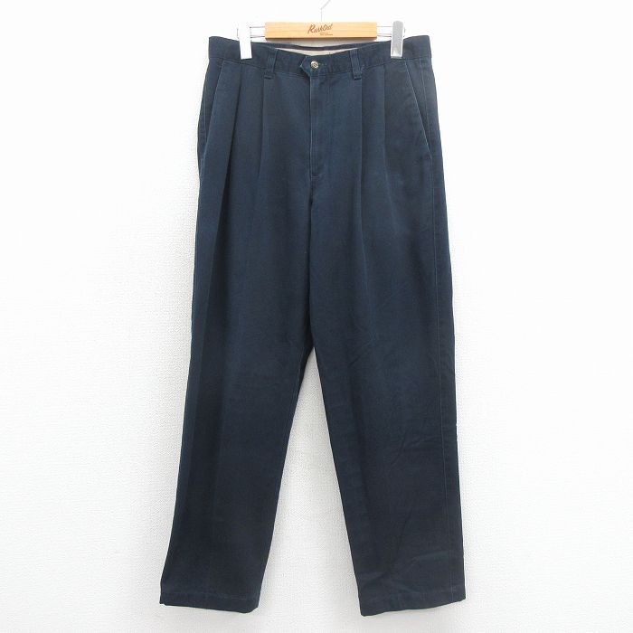 W31★古着 ドッカーズ パンツ メンズ 00年代 00s コットン 紺 26jan23