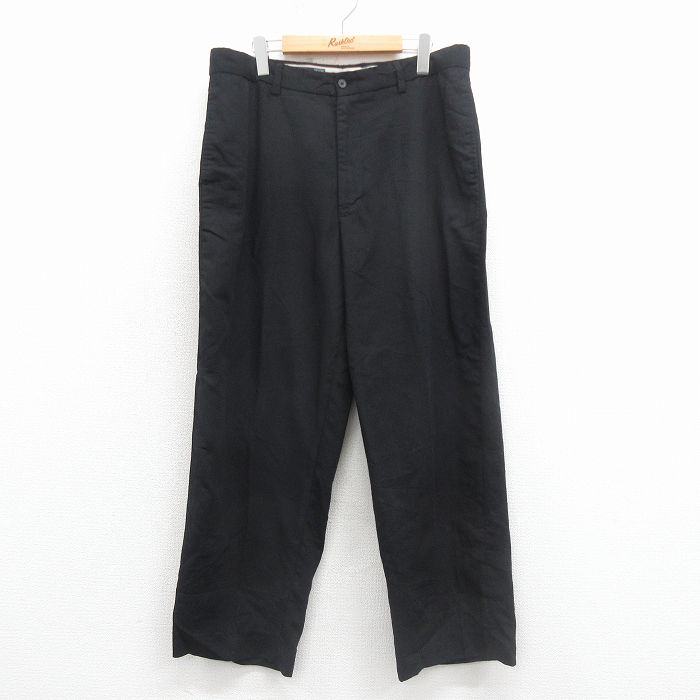 W36★古着 ギャップ GAP パンツ メンズ 00年代 00s ウール 黒 26jan23