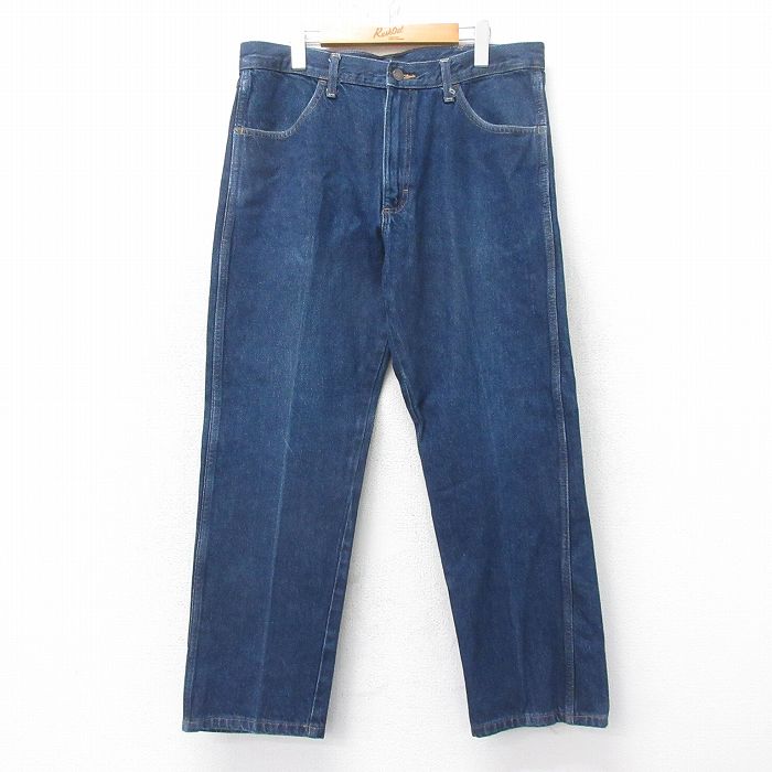 ラスラー W36 ジーンズ ネイビー | 古着