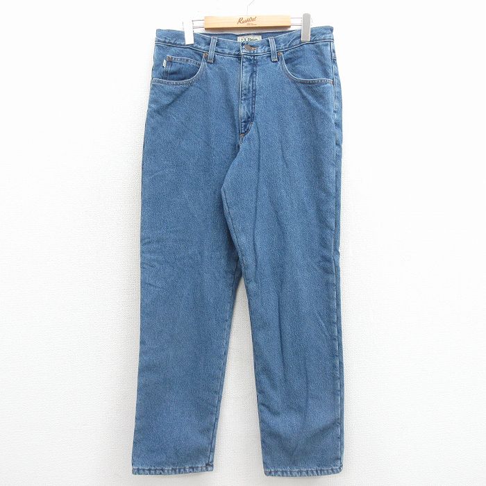 エルエルビーン 00s ジーンズ 内側フリース ネイビー W33 | 古着
