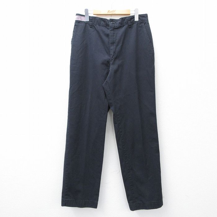 W32★古着 レッドキャップ ワーク パンツ メンズ 90年代 90s USA製 黒【spe】 26feb07