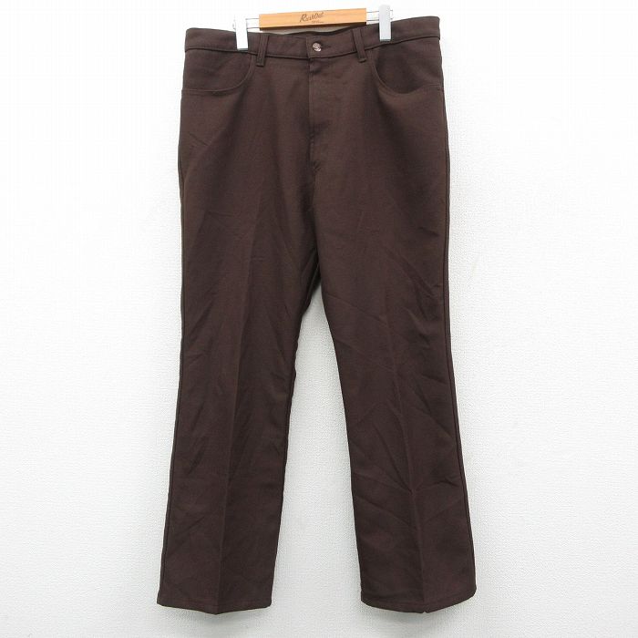 W38★古着 リーバイス Levis 517 ランチャー パンツ メンズ ブーツカット こげ茶【spe】 26feb16