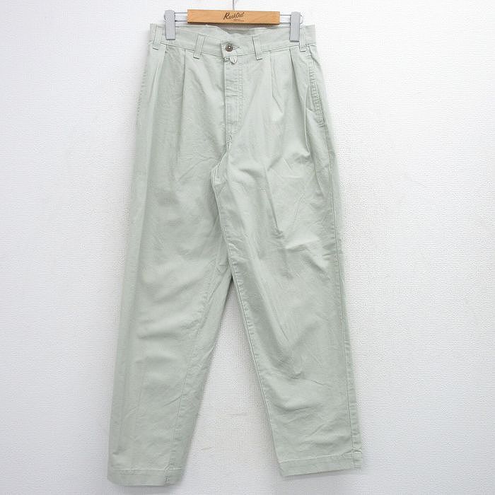 W28★古着 リーバイス Levis シルバータブ パンツ メンズ 90年代 90s コットン USA製 薄グレー【spe】 26mar02