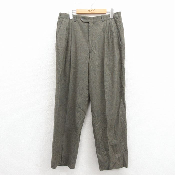 【20%OFF】80s スラックス グリーン W34 | 古着