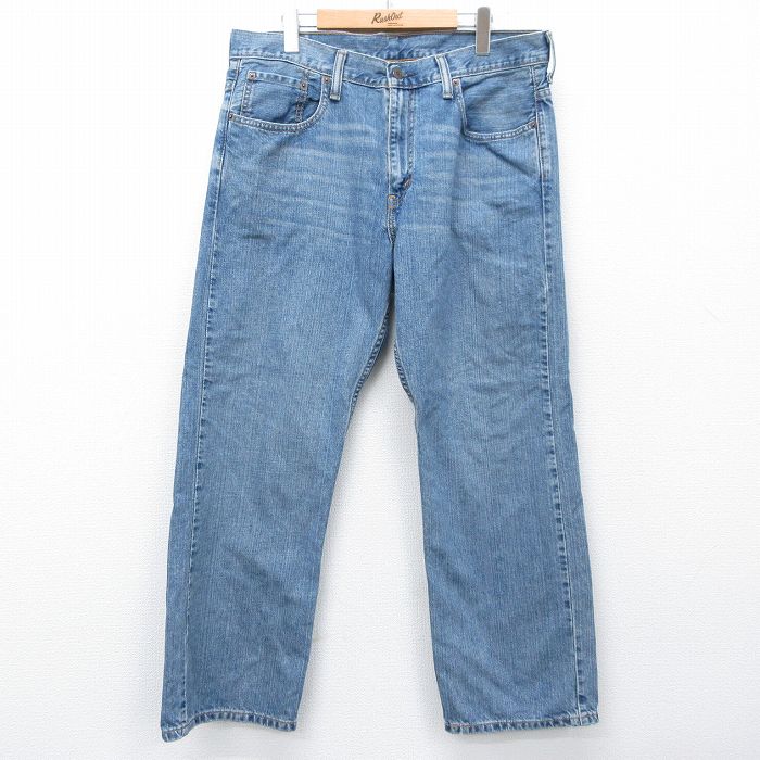 W36★古着 リーバイス Levis 569 ジーンズ メンズ ヒゲ コットン 紺 デニム【spe】 26mar10