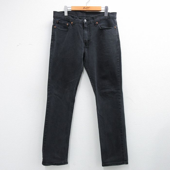 W34★古着 リーバイス Levis 511 ジーンズ メンズ 黒 デニム【spe】 26mar11