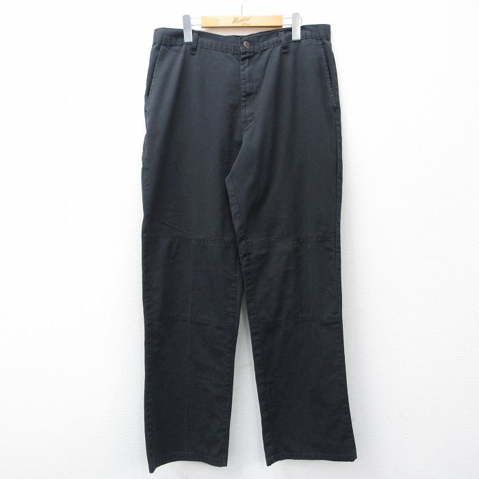 ディッキーズ ワークパンツ ダブルニー ブラック W36 | 古着