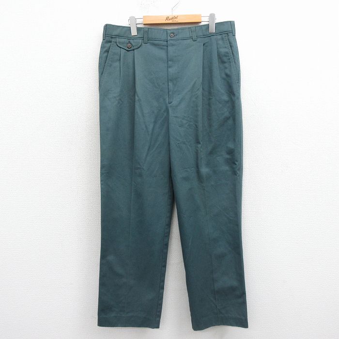 HAGGER 90s パンツ グリーン W35 | 古着