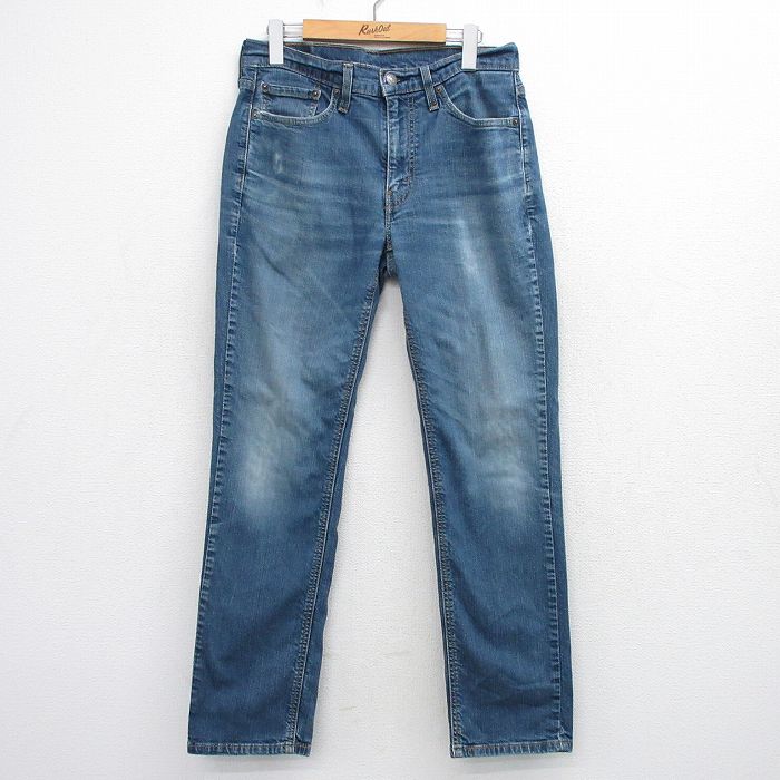 W32★古着 リーバイス Levis 541 ジーンズ メンズ ヒゲ 紺 デニム 26mar14