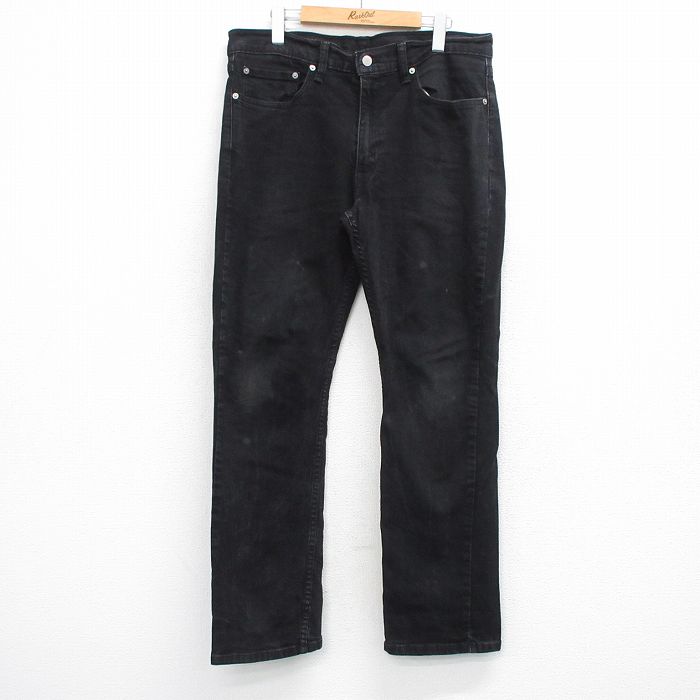 W36★古着 リーバイス Levis 514 ジーンズ メンズ 黒 デニム【spe】 26mar14
