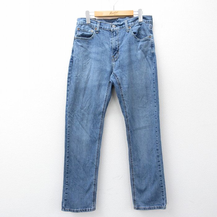 W32★古着 リーバイス Levis 541 ジーンズ メンズ 紺 デニム 26mar16