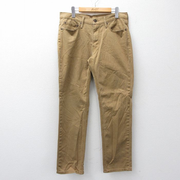 W33★古着 リーバイス Levis 541 ジーンズ メンズ 茶系 26mar16