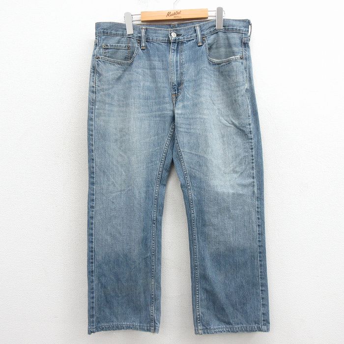 W36★古着 リーバイス Levis 559 ジーンズ メンズ ヒゲ コットン 紺 デニム 26mar16