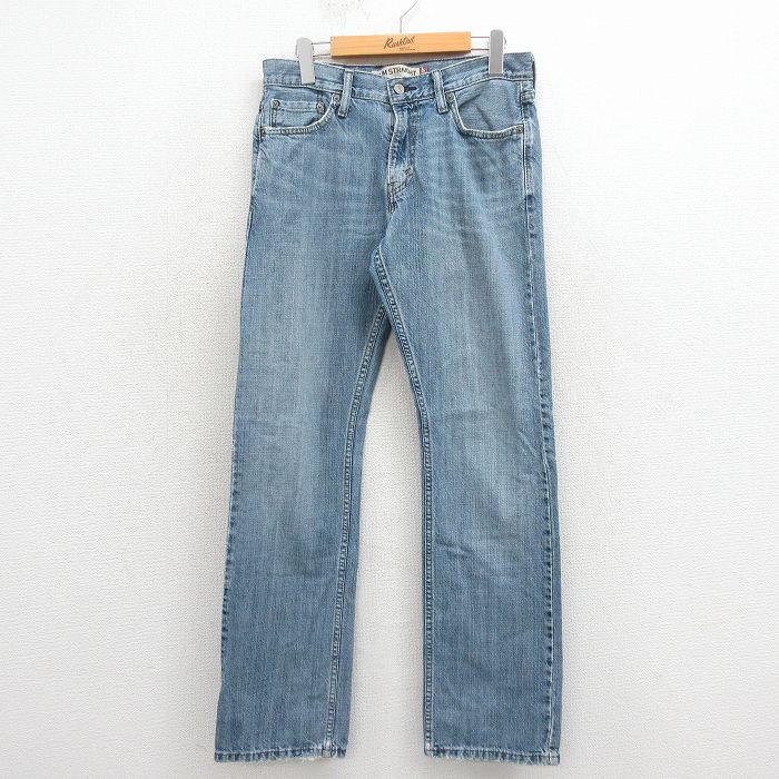 W31★古着 リーバイス Levis 514 ジーンズ メンズ ヒゲ コットン 紺 デニム 26mar17