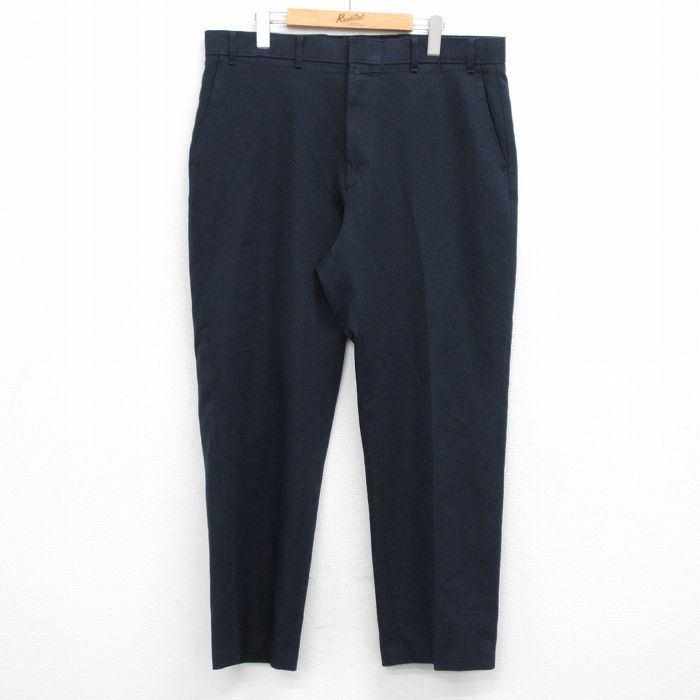 W38★古着 リーバイス Levis アクション スラックス パンツ メンズ 80年代 80s タロン 紺【spe】 26mar19