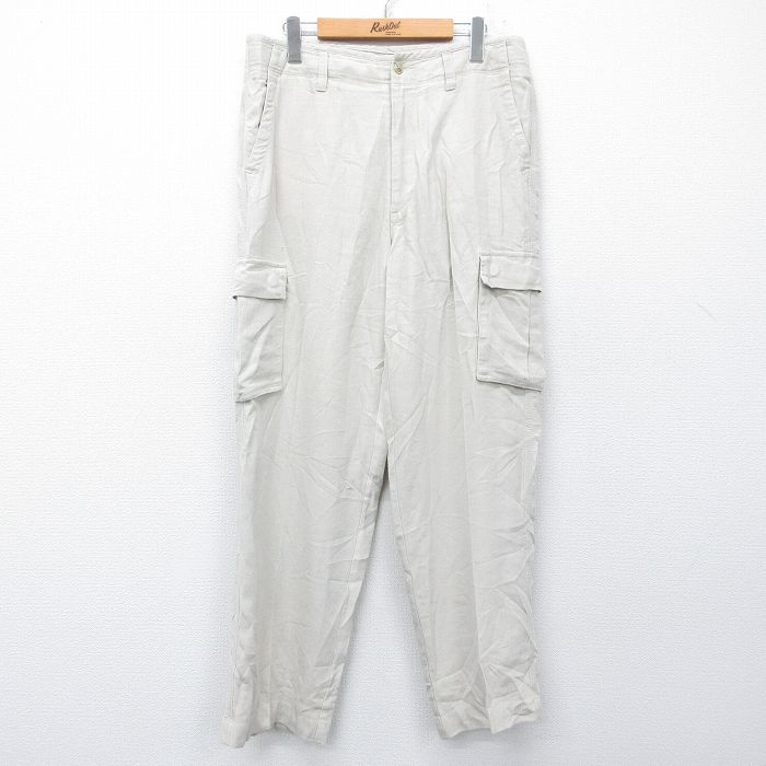 トミーバハマ カーゴパンツ ベージュ W33 | 古着