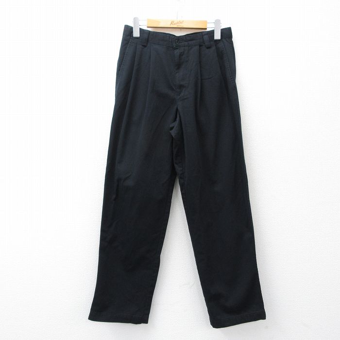 ドッカーズ パンツ ブラック 実寸W30 | 古着