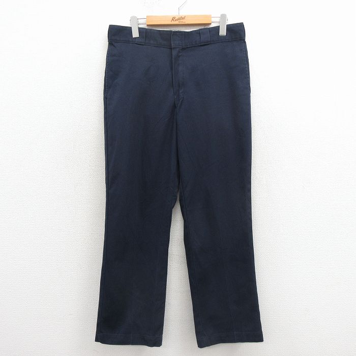 ディッキーズ 874 ワークパンツ ネイビー 実寸W33 | 古着