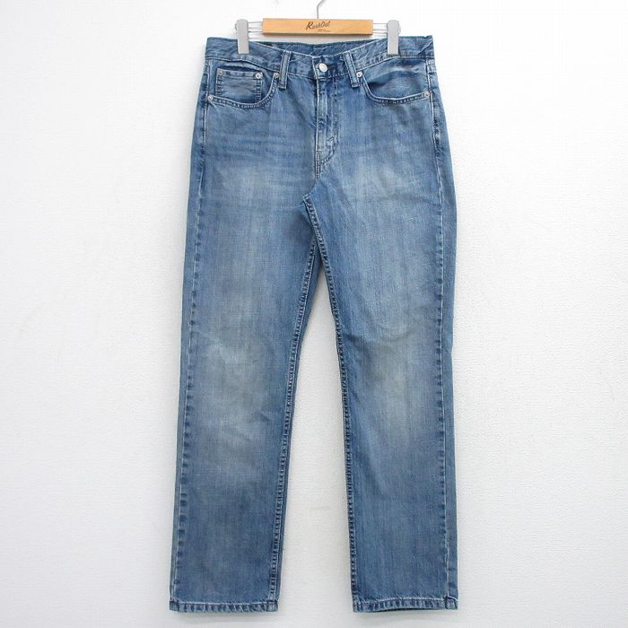 W32★古着 リーバイス Levis 514 ジーンズ メンズ ヒゲ コットン 紺 デニム 26mar30