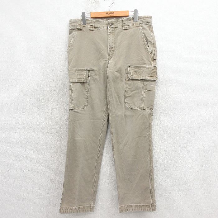 DULUTH TRADING カーゴパンツ ベージュ W34 | 古着