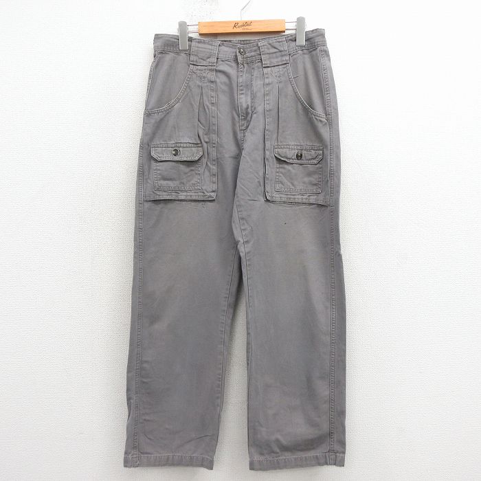 00s ブッシュパンツ ダック地 グレー W31 | 古着