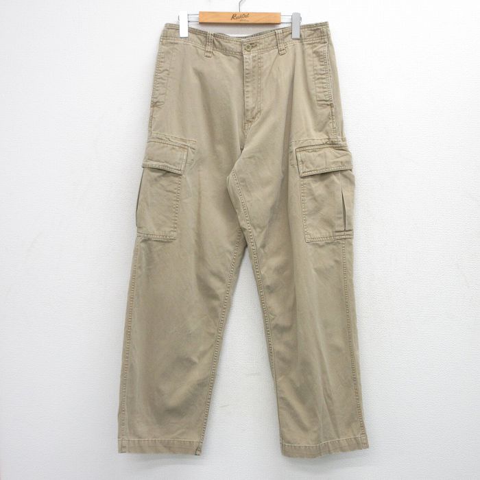オールドネイビー カーゴパンツ ベージュ W32 | 古着