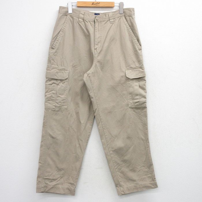 ベーシックエディションズ カーゴパンツ ベージュ W34 | 古着