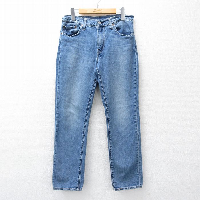 リーバイス511 ジーンズ ヒゲ ネイビー 実寸W32 | 古着