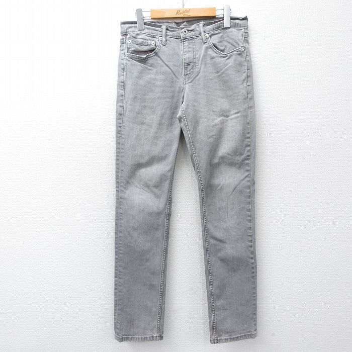 W31★古着 リーバイス Levis 511 ジーンズ メンズ グレー デニム 26apr01