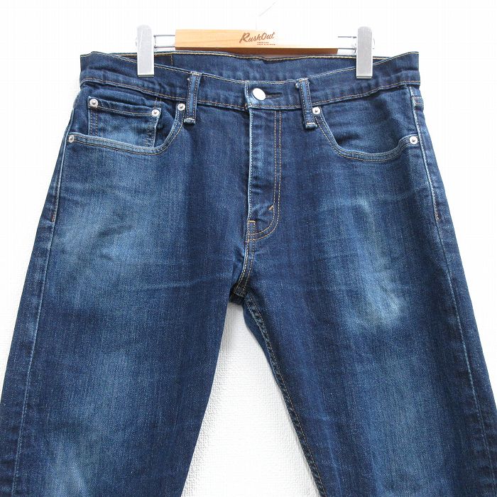 古着通販 W32☆古着 リーバイス Levis 512 ジーンズ メンズ ヒゲ 紺