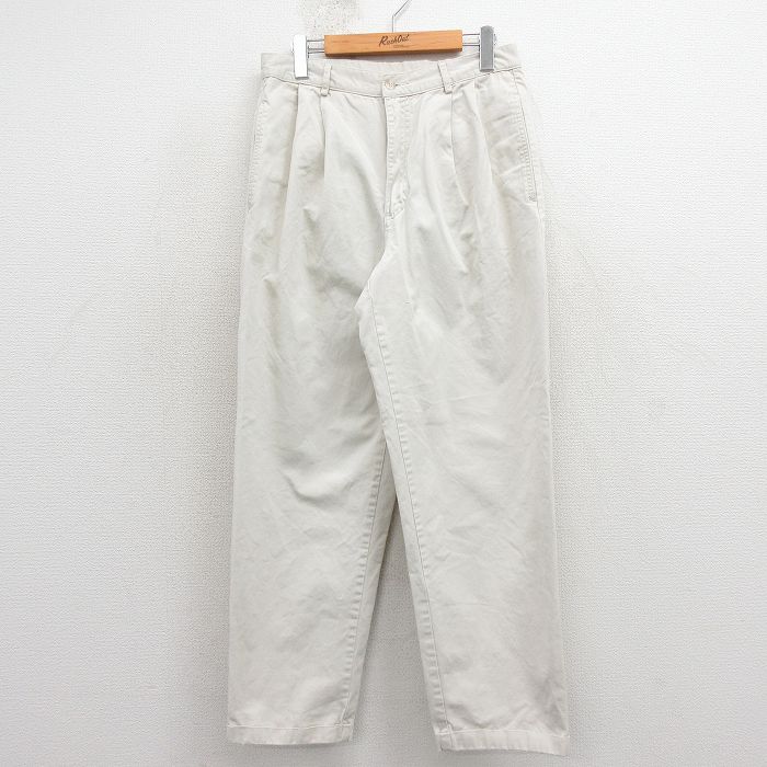 W30★古着 ギャップ GAP パンツ メンズ90年代 90s コットン 白 26apr06