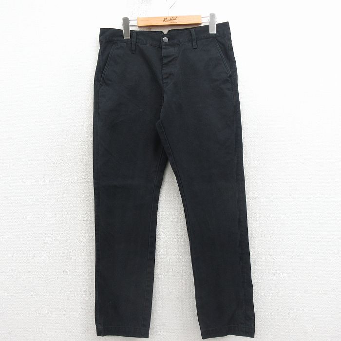 W33★古着 リーバイス Levis ジーンズ メンズ スーパースキニー コットン 黒 デニム 26apr07