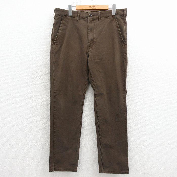 W36★古着 リーバイス Levis パンツ メンズ こげ茶 26apr07