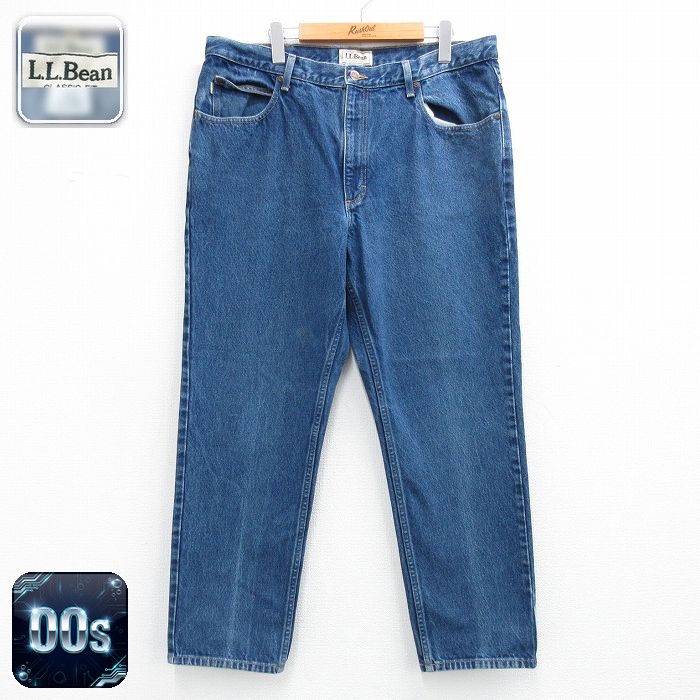 エルエルビーン 00s ジーンズ ネイビー 実寸W38 | 古着