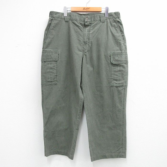 エルエルビーン 00s カーゴパンツ グリーン 実寸W37 | 古着
