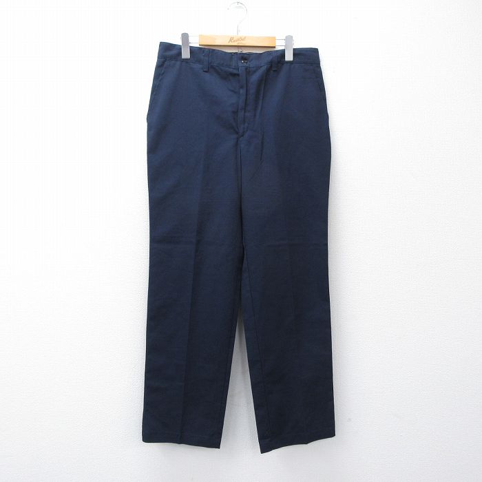 レッドキャップ 90s ワークパンツ 濃紺 実寸W33 | 古着