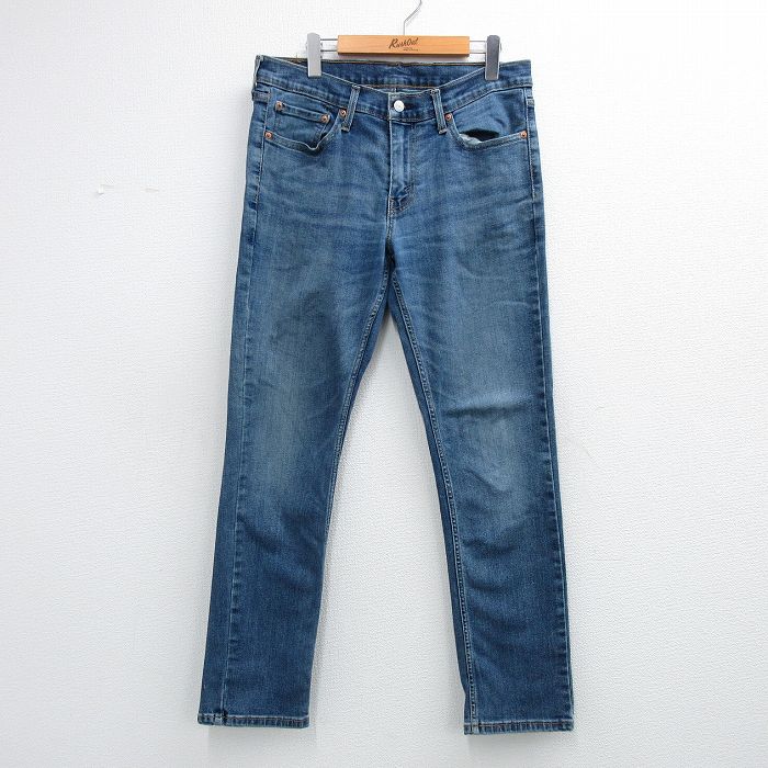 リーバイス511 ジーンズ ヒゲ ネイビー W32 | 古着