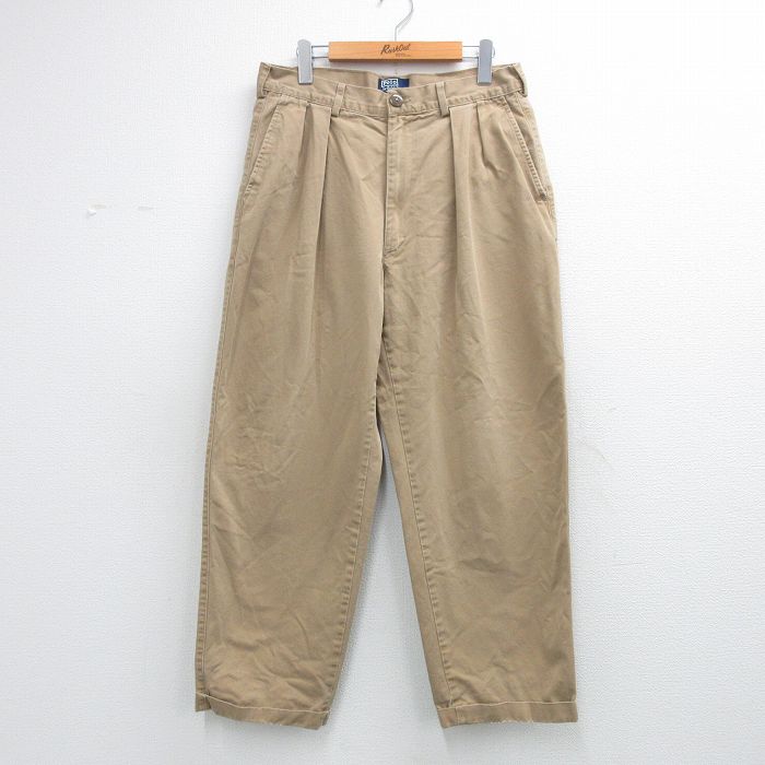 ラルフローレン 90s チノパン ベージュ 実寸W32 | 古着