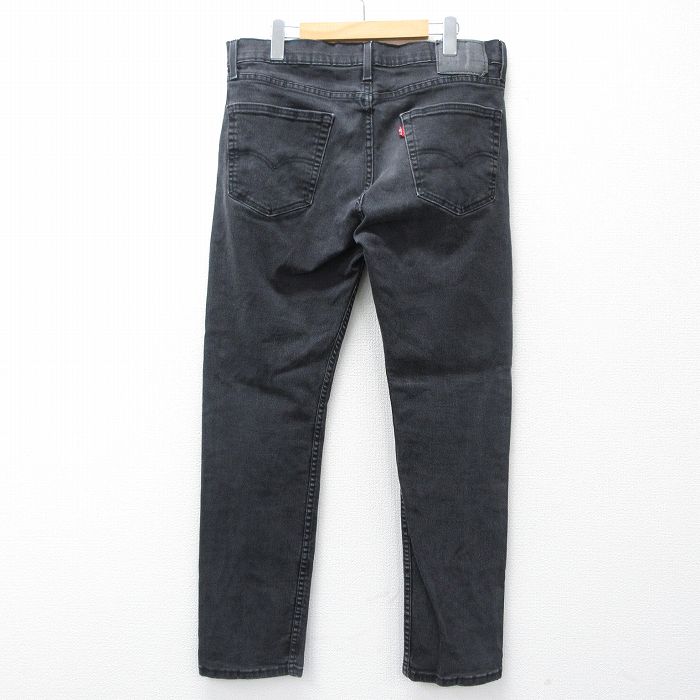 古着通販 W35☆古着 リーバイス Levis 502 ジーンズ メンズ 黒 デニム