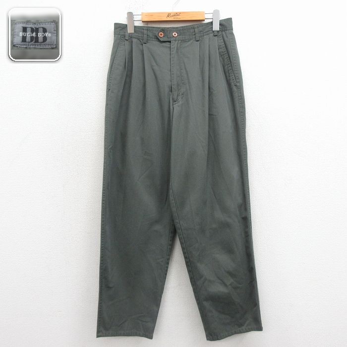 ビューグルボーイ パンツ グリーン 実寸W30 | 古着
