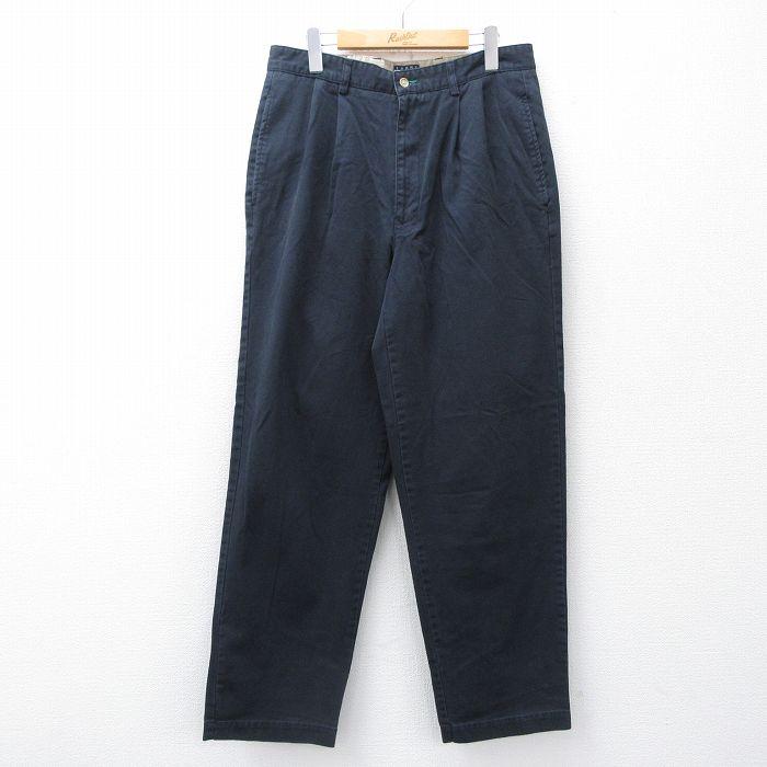 トミーヒルフィガー 90s パンツ ブラック 実寸W33 | 古着