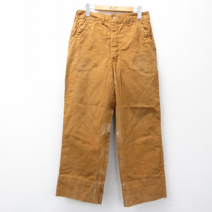 SAFTBAK 90s ハンティングパンツ ダック地 ベージュ W31 | 古着
