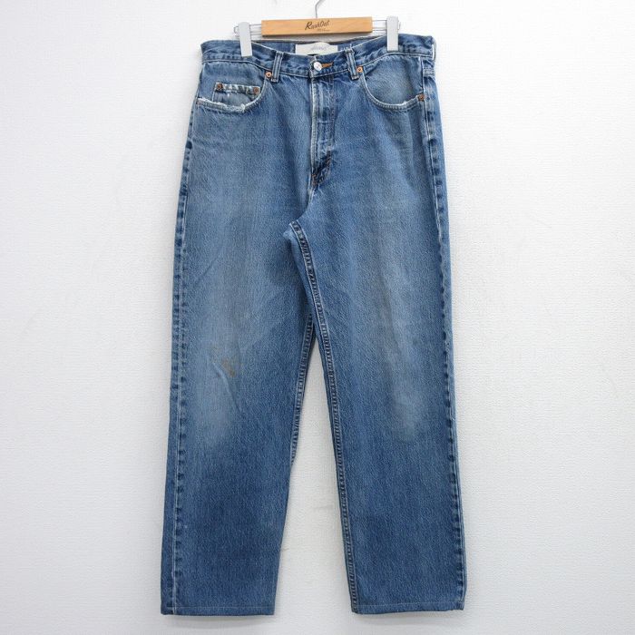 W35★古着 ギャップ GAP ジーンズ メンズ 80年代 80s コットン 紺 デニム 26apr23