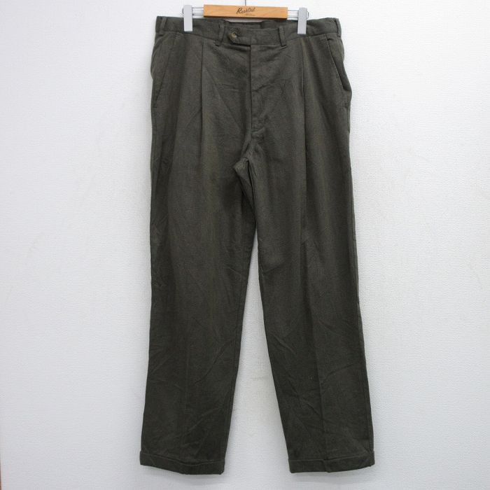 90s パンツ グリーン W36 | 古着