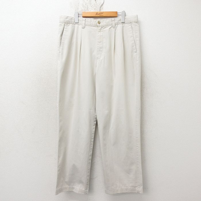 W36★古着 ドッカーズ パンツ メンズ 00年代 00s コットン 薄ベージュ 26apr23